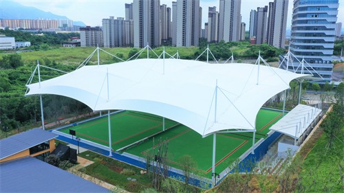 佛蘭空間又一膜結構門球場工程在江西九江圓滿竣工！
